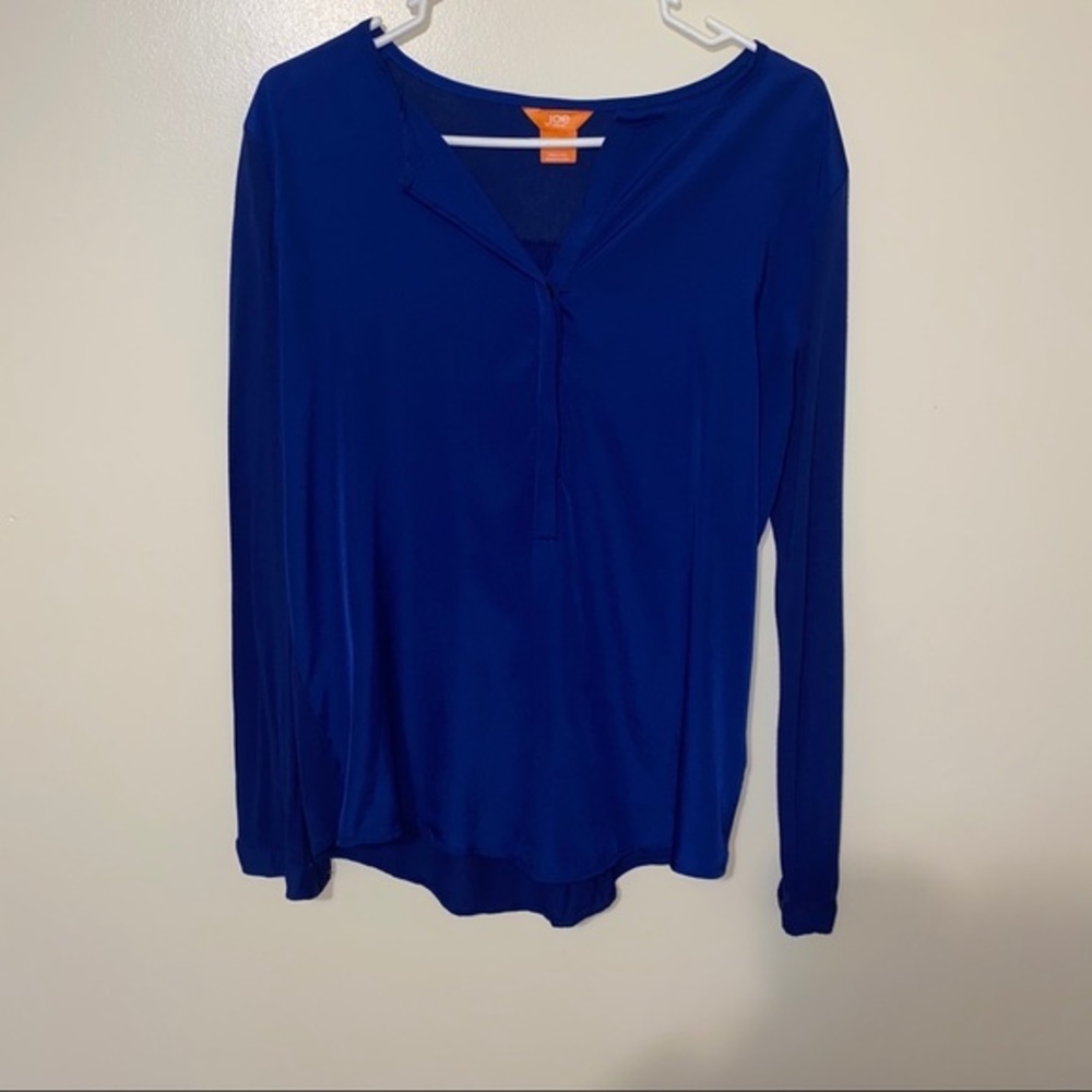 Joe Fresh Royal Blue Blouse Size Medium
